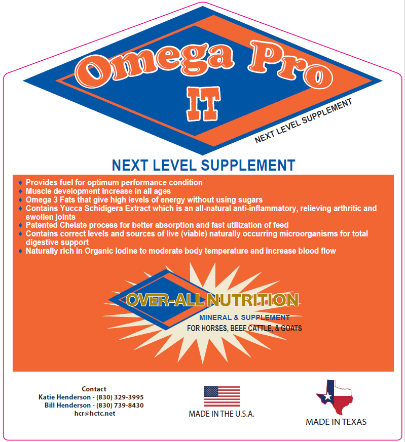 Omega Pro Informational Flyer